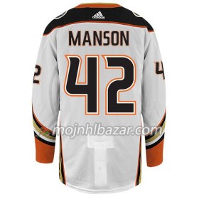 Dresovi Anaheim Ducks JOSH MANSON 42 Adidas Bijela Authentic - Muške